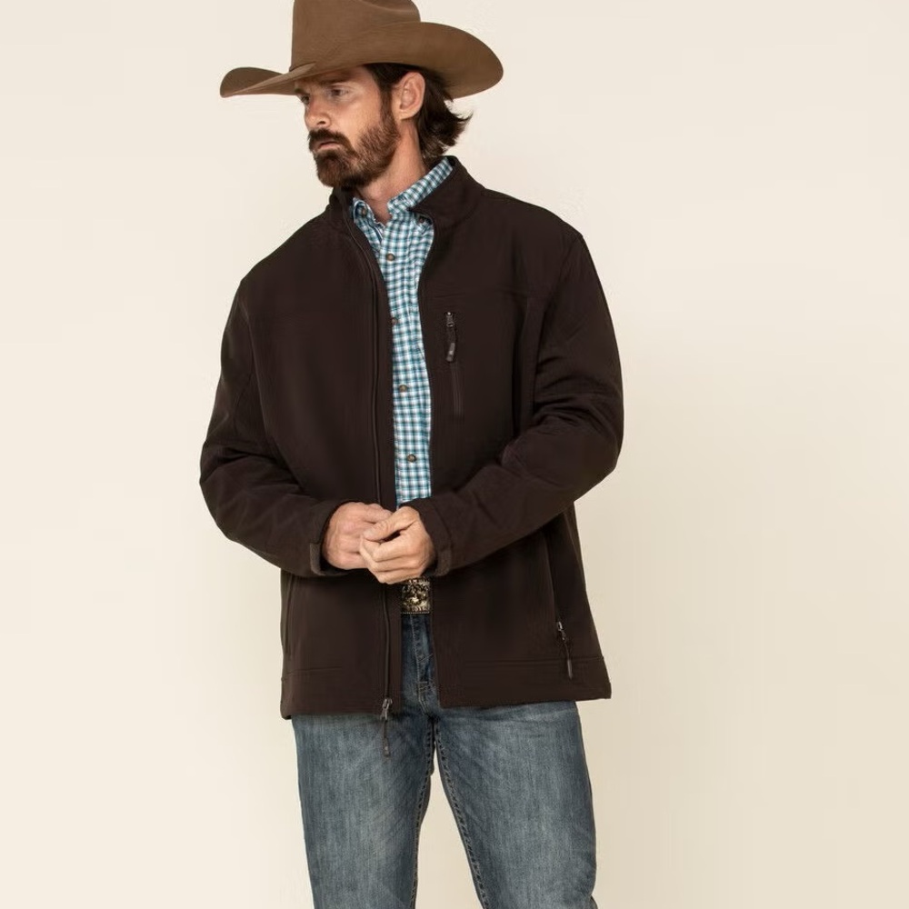 Cody James Men’s Steamboat Softshell Bonded Zip Front Jacket